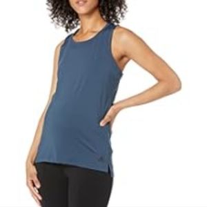 Adidas Women's Aeroready Designed 2 Move Sport Tank Top Maternity PrimeGreen 2X
